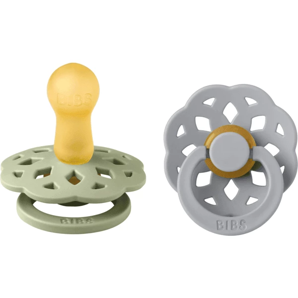 BIBS® Schnuller Boheme 6-18 Monate Sage/Cloud 3 BIBS® Schnuller Boheme 6-18 Monate Sage/Cloud
