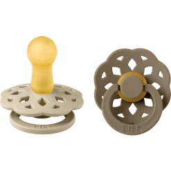 BIBS® Schnuller Boheme 6-18 Monate Vanilla/Dark Oak