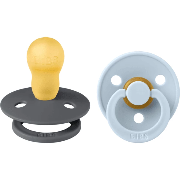 BIBS® Schnuller Colour Baby Blue/Iron 18+ Monate, 2 Stk. 3 BIBS® Schnuller Colour Baby Blue/Iron 18+ Monate, 2 Stk.