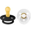 BIBS® Schnuller Colour Black/White 6-18 Monate, 2 Stk.