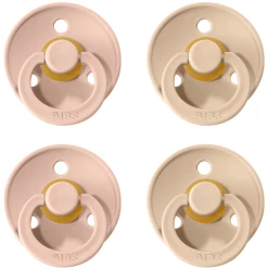 BIBS® Schnuller Colour Blush / Vanilla 0-6 Monate, 4 Stk.