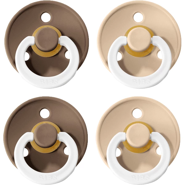 BIBS® Schnuller Colour Dark Oak / Vanilla Night 0-6 Monate, 4 Stk. 3 BIBS® Schnuller Colour Dark Oak / Vanilla Night 0-6 Monate, 4 Stk.
