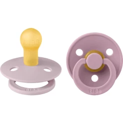 BIBS® Schnuller Colour Dusky Lilac / Heather 0-6 Monate, 2 Stk.