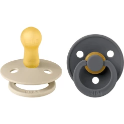 BIBS® Schnuller Colour Iron & Vanilla 6-18 Monate, 2 Stk.