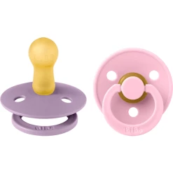 BIBS® Schnuller Colour Lavender/Baby Pink 6-18 Monate, 2 Stk.