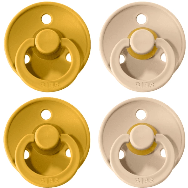 BIBS® Schnuller Colour Mustard / Vanilla 6-18 Monate, 4 Stk. 3 BIBS® Schnuller Colour Mustard / Vanilla 6-18 Monate, 4 Stk.