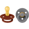 BIBS® Schnuller Colour Rust/Smoke 6-18 Monate, 2 Stk.