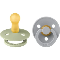 BIBS® Schnuller Colour Sage/Cloud 6-18 Monate, 2 Stk.