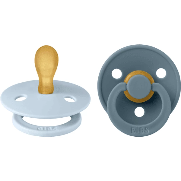 BIBS® Schnuller Colour Symmetrischer Sauger Baby Blue & Petrol 0-6 Monate, 2 Stk. 3 BIBS® Schnuller Colour Symmetrischer Sauger Baby Blue & Petrol 0-6 Monate, 2 Stk.