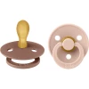 BIBS® Schnuller Colour Symmetrischer Sauger Woodchuck & Blush 6-18 Monate, 2 Stk. -Nip-Family shop bibs schnuller colour symmetrischer sauger woodchuck blush 6 18 monate 2 stk a390050