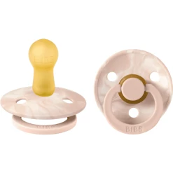 BIBS® Schnuller Colour Tie Dye Blush Und Ivory 6-18 Monate, 2 Stk.
