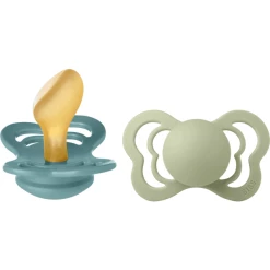 BIBS® Schnuller Couture Island Sea Und Sage Latex 6-18 Monate, 2 Stk.