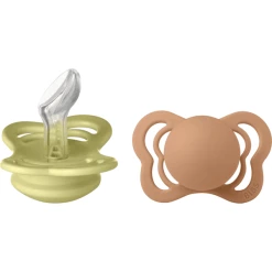 BIBS Schnuller Couture Meadow Und Earth Silikon 0-6 Monate, 2 Stk.