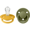 BIBS® Schnuller De Lux Honey Bee/Olive 0-36 Monate, 2 Stk.