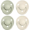 BIBS® Schnuller De Lux Ivory / Sage 0-36 Monate, 4 Stk.