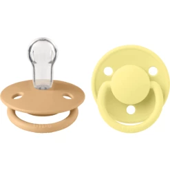 BIBS® Schnuller De Lux Silikon 0-36 Monate, Desert Sand & Sunshine