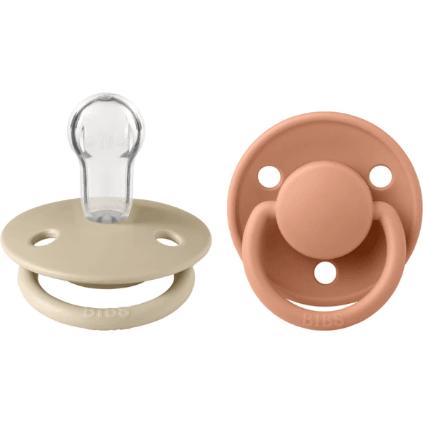 BIBS® Schnuller De Lux Vanilla & Peach 0-36 Monate, 2 Stk. 3 BIBS® Schnuller De Lux Vanilla & Peach 0-36 Monate, 2 Stk.