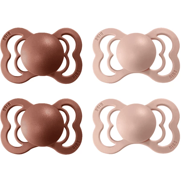 BIBS® Schnuller Supreme Blush / Woodchuck Silikon 6-36 Monate, 4 Stk. 3 BIBS® Schnuller Supreme Blush / Woodchuck Silikon 6-36 Monate, 4 Stk.