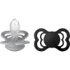 BIBS® Schnuller Supreme Cloud/Black Silikon 6-36 Monate, 2 Stk. 2 BIBS® Schnuller Supreme Cloud/Black Silikon 6-36 Monate, 2 Stk. -Nip-Family shop bibs schnuller supreme cloud black silikon 6 36 monate 2 stk a345739