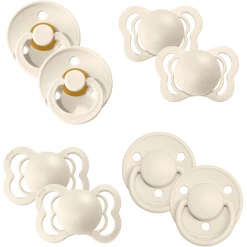 BIBS Schnuller Try-it Kollektion Ivory 0-6 Monate, 8 Stk.