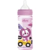 Chicco Well-Being Colored, 250ml, Durchschnittlicher Durchfluss, Girl, 2M+