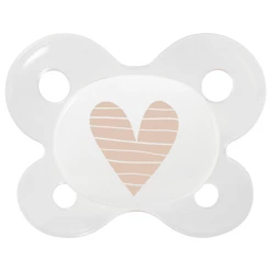 Dentistar Schnuller Newborn Herz, Beige Ab Der Geburt