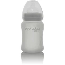 Everyday® Baby Babyglasflasche Healthy+ 150 Ml, Quiet Grey