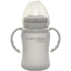 Everyday® Baby Glas-Trinkbecher Heathy+ Sippy Cup, 150 Ml In Quiet Grey