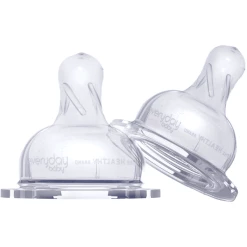 Everyday® Baby Trinksauger Healthy Plus, Silikon Größe M, 2 Stk.