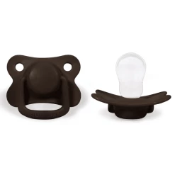 Filibabba Schnuller +6 Monate Chocolate, 2 Stück