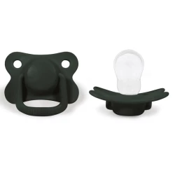 Filibabba Schnuller +6 Monate Dark Green, 2 Stück