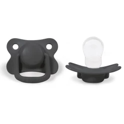 Filibabba Schnuller +6 Monate Stone Grey, 2 Stück