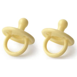 Filibabba Schnuller Silikon Ab 0 Monaten Pale Banana, 2 Stück