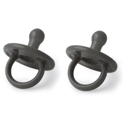 Filibabba Schnuller Silikon Ab 0 Monaten Stone Grey, 2 Stück