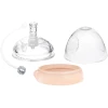 Haakaa® Trinkflaschenaufsatz Mit Strohhalm Set Peach -Nip-Family shop haakaa trinkflaschenaufsatz mit strohhalm set peach a345303