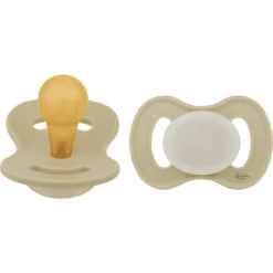 Lullaby Planet Nachtschnuller Rund Aus Latex Gr. 1 In Lake Green, 2er Pack