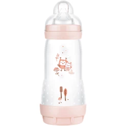 MAM Babyflasche Easy Start Anti-Colic, 320 Ml Ab 4+ Monate, Eule