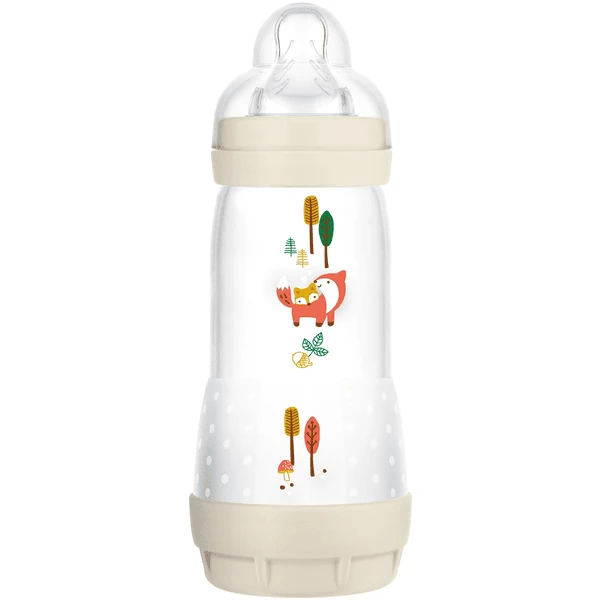 MAM Babyflasche Easy Start Anti-Colic, 320 Ml Ab 4+ Monate, Fuchs 3 MAM Babyflasche Easy Start Anti-Colic, 320 Ml Ab 4+ Monate, Fuchs