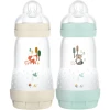 MAM Babyflasche Easy Start Anti Colic-Elements 260 Ml 2 Stück Fuchs/Waschbär In Beige/mint -Nip-Family shop mam babyflasche easy start anti colic elements 260 ml 2 stueck fuchs waschbaer in beige mint a309813