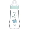 MAM Glasflasche Feel Good 260 Ml Ab 0 Monaten Bär/Igel Sage