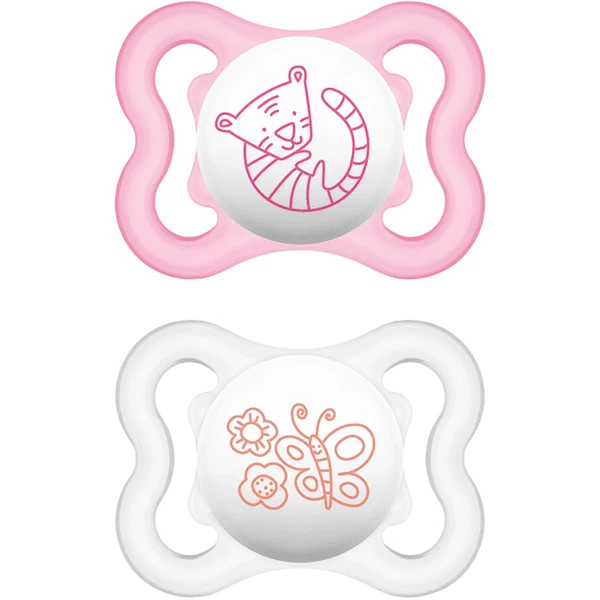 MAM Schnuller Air Aus Silikon 0 - 6 Monate, Tiger/Schmetterling 3 MAM Schnuller Air Aus Silikon 0 - 6 Monate, Tiger/Schmetterling