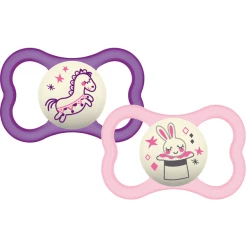MAM Schnuller Air Night 16+ Monate Silikon Hase/ Pferd