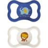 MAM Schnuller Air Silikon, 6-16 Monate, 2 Stk, Elefant/Löwe