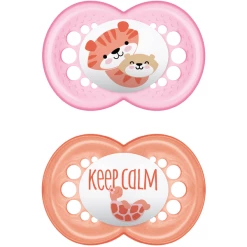 MAM Schnuller Original Aus Silikon 16+ Monate, Tiger/Schildkröte