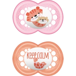 MAM Schnuller Original Aus Silikon 6 - 16 Monate, Tiger/Schildkröte