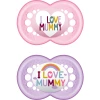 MAM Schnuller Original I Love Mummy Aus Silikon 6+ Monate Rosa/lila -Nip-Family shop mam schnuller original i love mummy aus silikon 6 monate rosa lila a326412