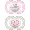 MAM Schnuller Original Rosa I Love Mummy 6+ Monate Silikon -Nip-Family shop mam schnuller original rosa i love mummy 6 monate silikon a074071