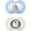 MAM Schnuller Original Silikon, 6-16 Monate, 2 Stk, Elefant/Koala -Nip-Family shop mam schnuller original silikon 6 16 monate 2 stk elefant koala a382469