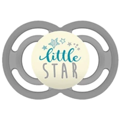 MAM Schnuller Perfect Night Grau 16+ Monate Silikon