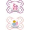 MAM Schnuller Perfect Silikon, 0-6 Monate, 2 Stk., Giraffe/Schnecke -Nip-Family shop mam schnuller perfect silikon 0 6 monate 2 stk giraffe schnecke a382479